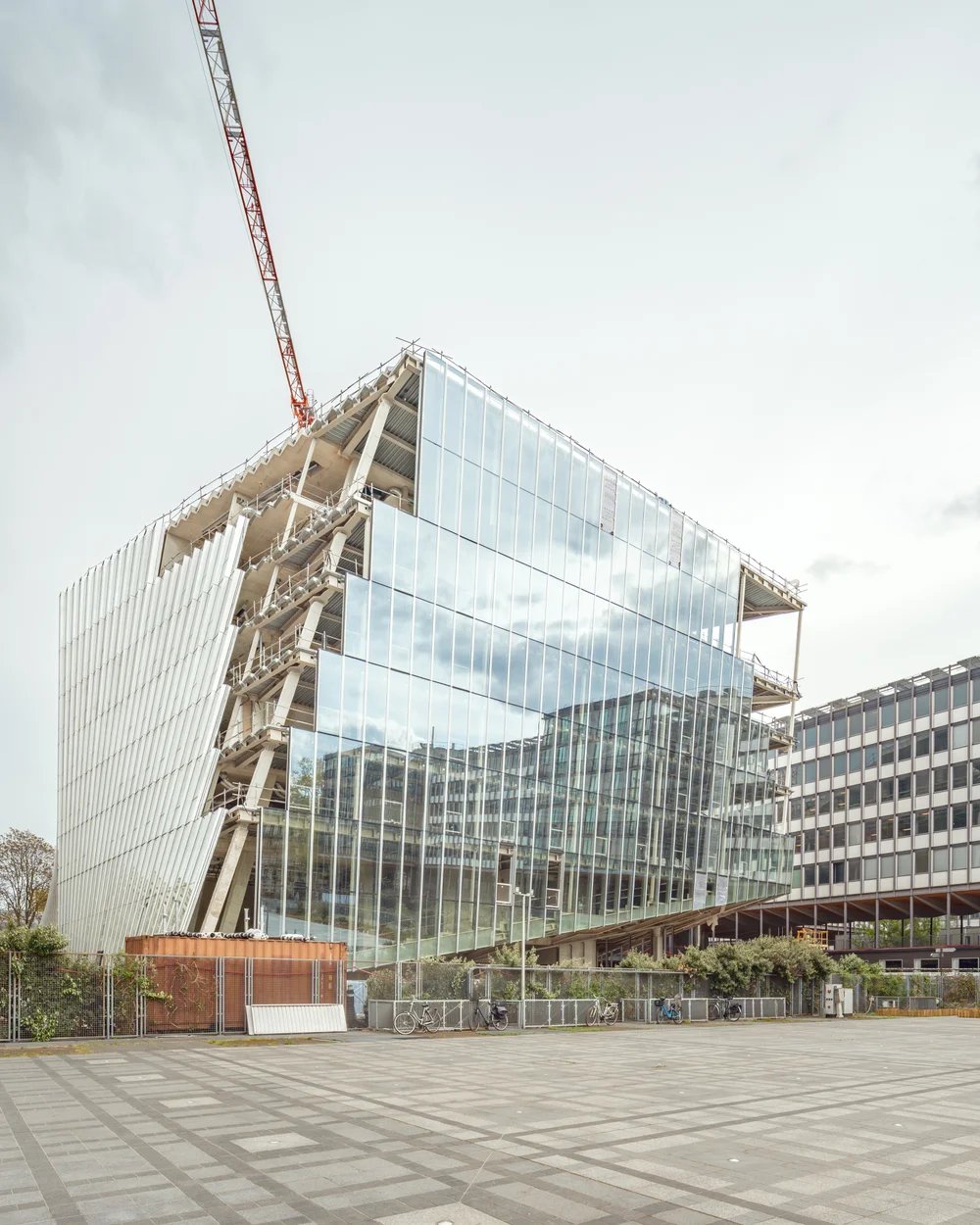 Construction site of the Cité de l'Innovation, Jussieu — continuity of the photographic monitoring