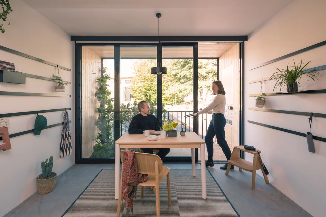Logement neuf, lumière naturelle