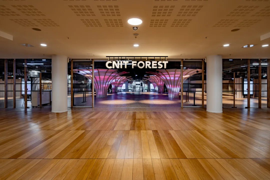 Viparis, François Schuiten, Nicolas Adam: Architectural Photography of CNIT Forest — view 5