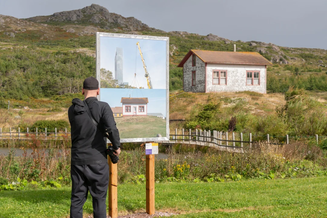 Installation of « Fragments de territoires » in Saint-Pierre et Miquelon