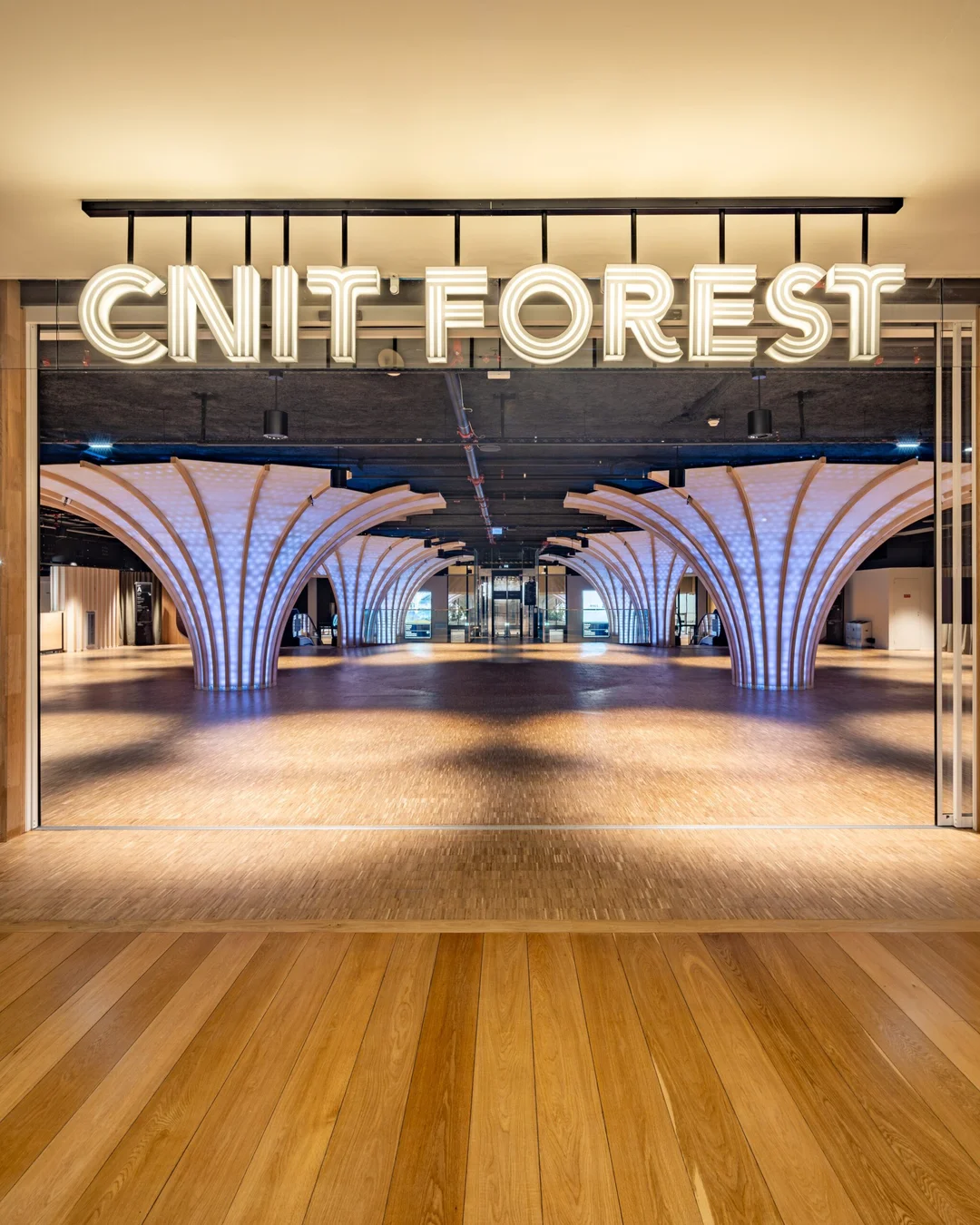 Viparis, François Schuiten, Nicolas Adam: Real Estate Photography of CNIT Forest 2024 — view 2
