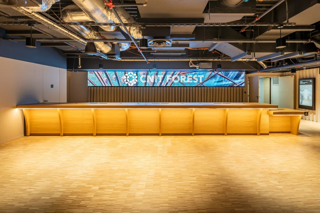 Viparis, François Schuiten, Nicolas Adam: Real Estate Photography of CNIT Forest 2024 — view 6