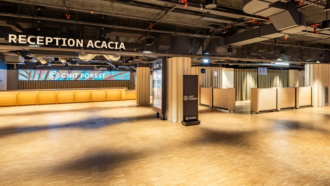 Viparis, François Schuiten, Nicolas Adam: Real Estate Photography of CNIT Forest 2024 — view 3