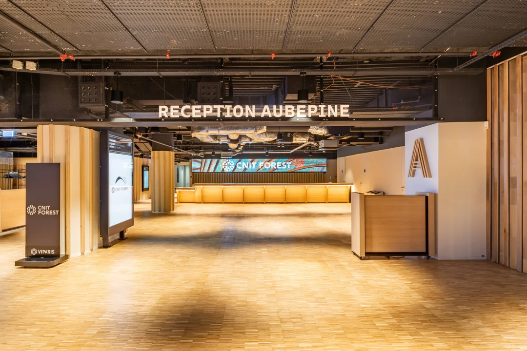 Viparis, François Schuiten, Nicolas Adam: Real Estate Photography of CNIT Forest 2024 — view 5