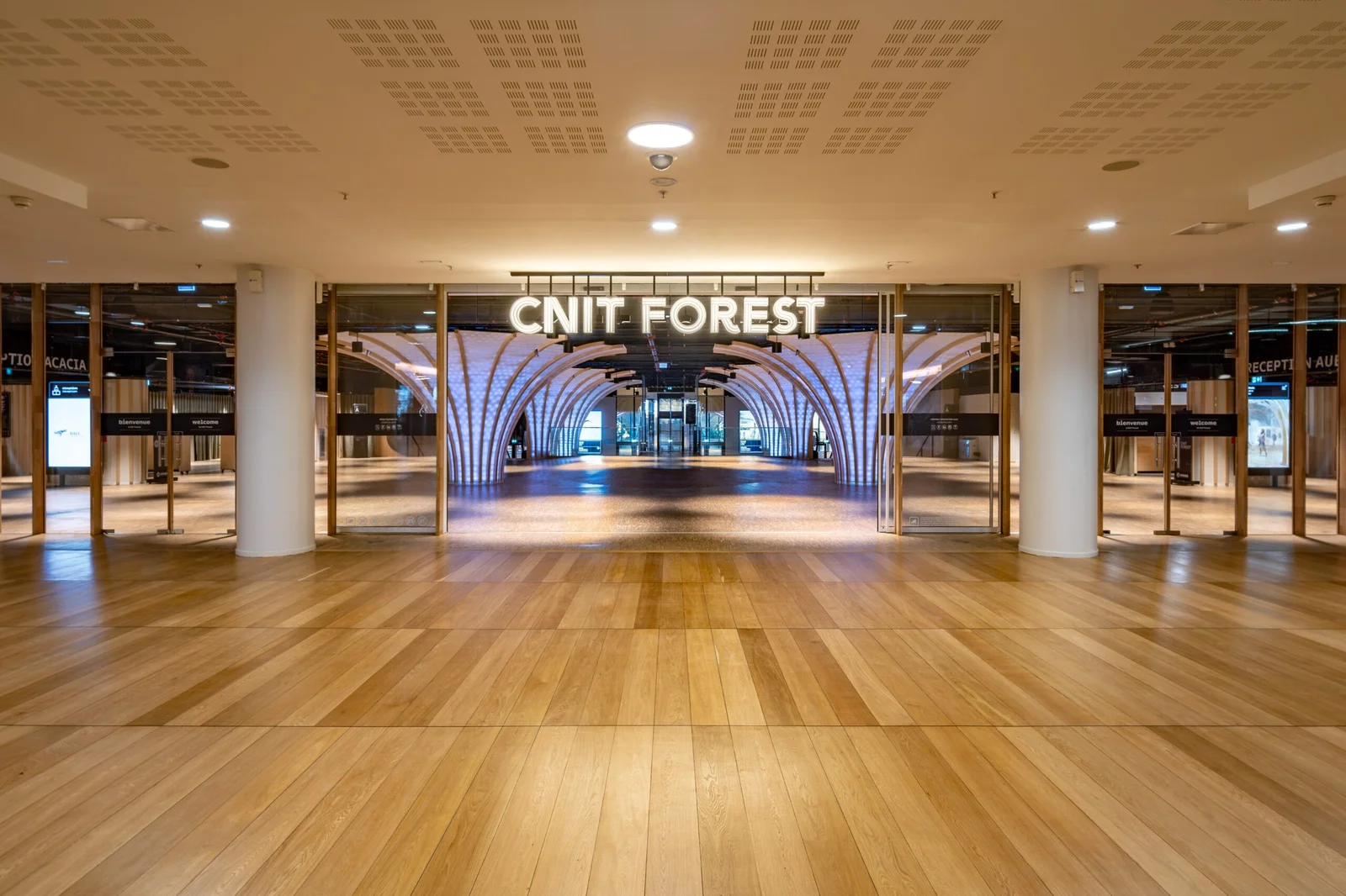 Viparis, François Schuiten, Nicolas Adam: Real Estate Photography of CNIT Forest 2024 — view 1