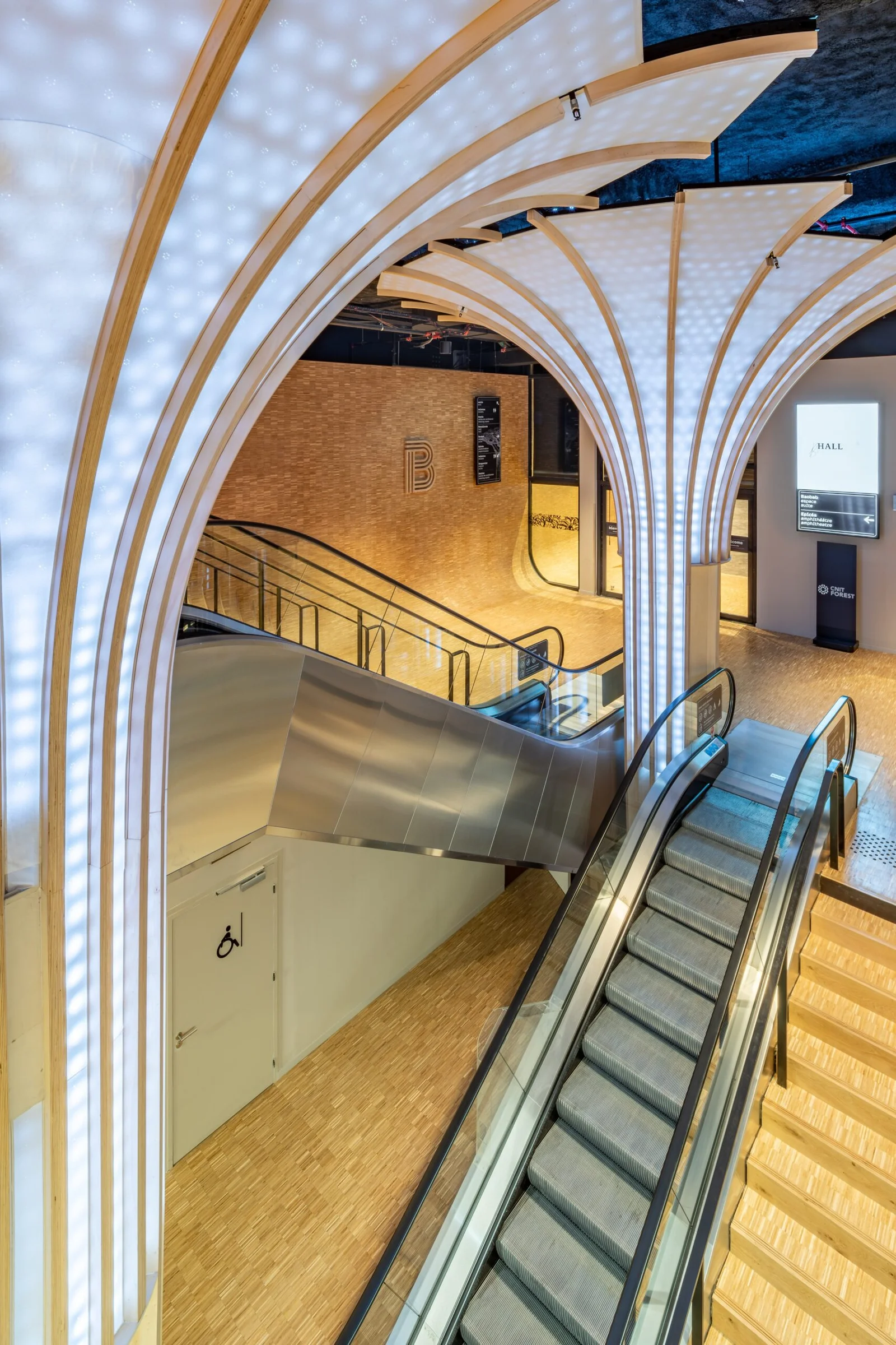 Viparis, François Schuiten, Nicolas Adam: Real Estate Photography of CNIT Forest 2024 — view 8