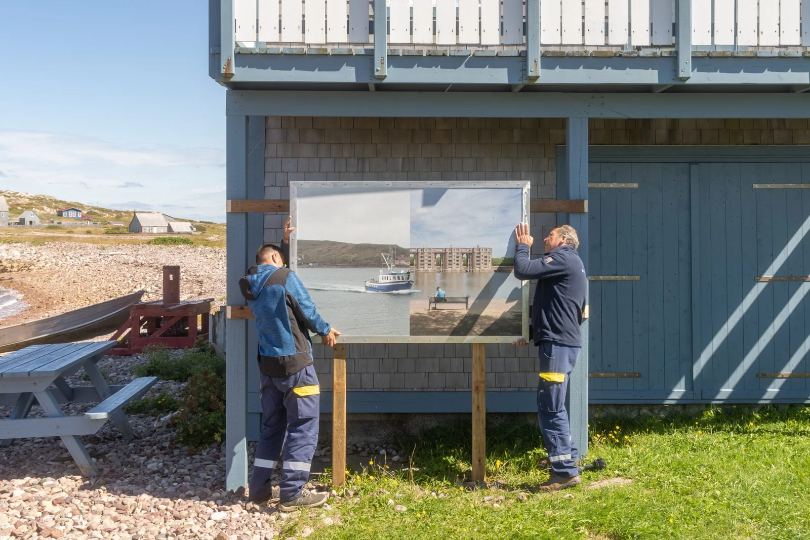 Installation of « Fragments de territoires » in Saint-Pierre et Miquelon — photographie 25