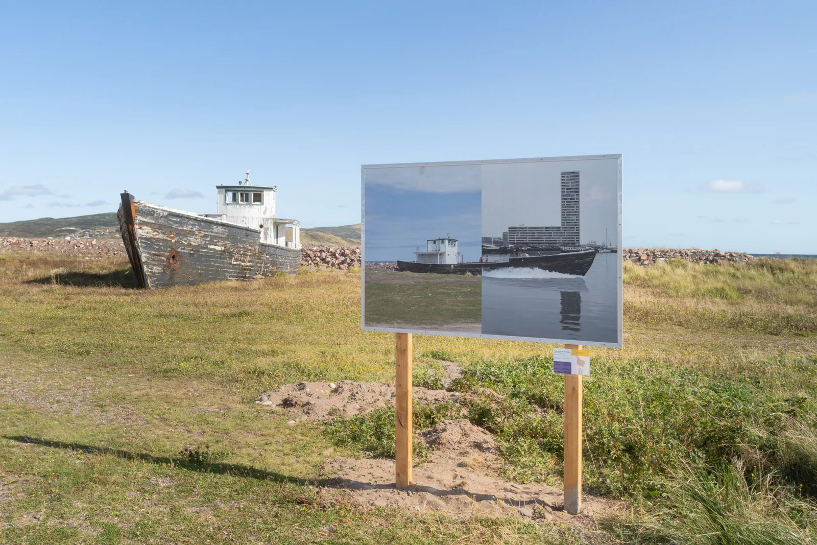 Installation of « Fragments de territoires » in Saint-Pierre et Miquelon — photographie 21