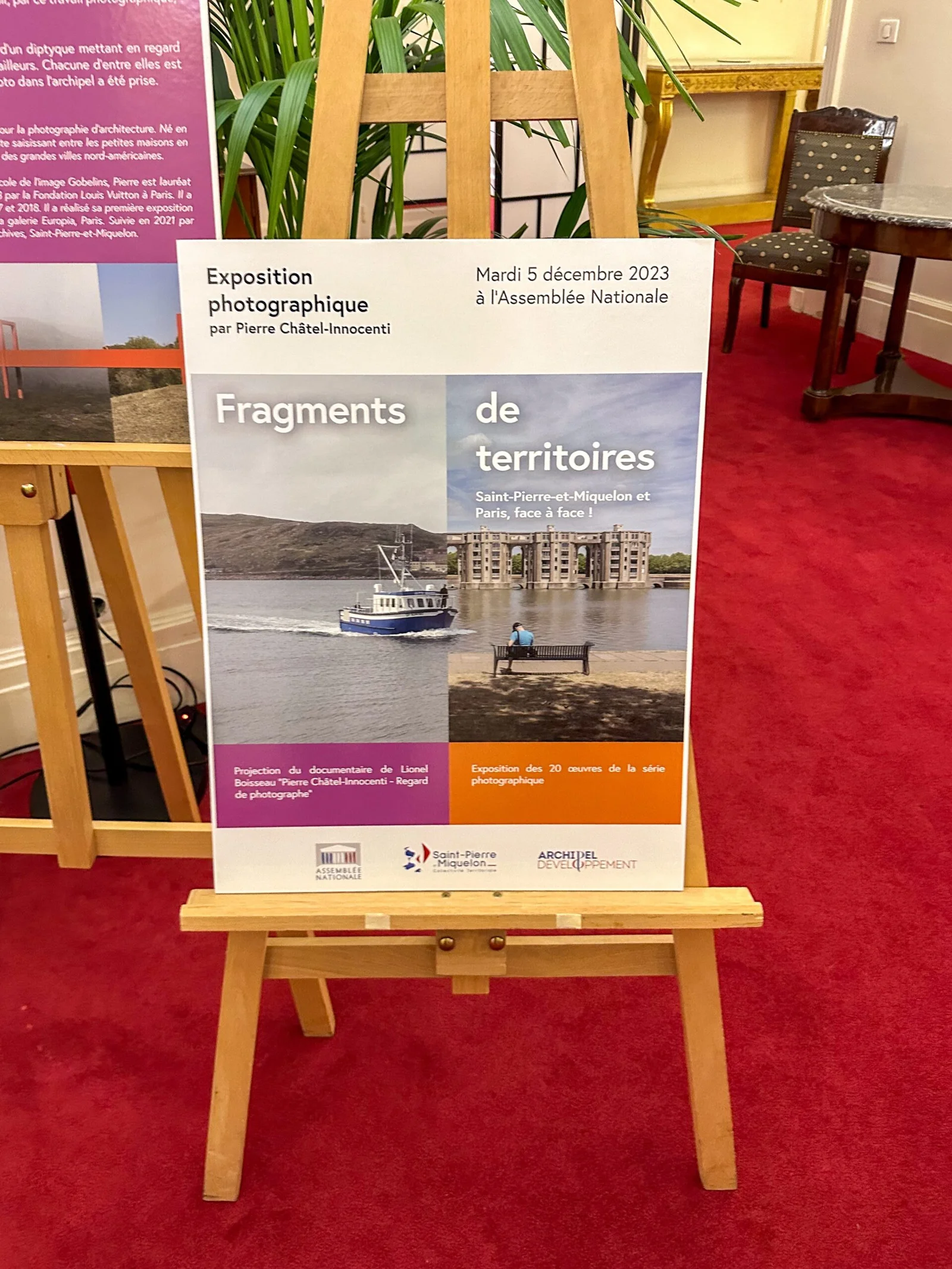 Exposition et projection à l’Assemblée Nationale — photographie 2