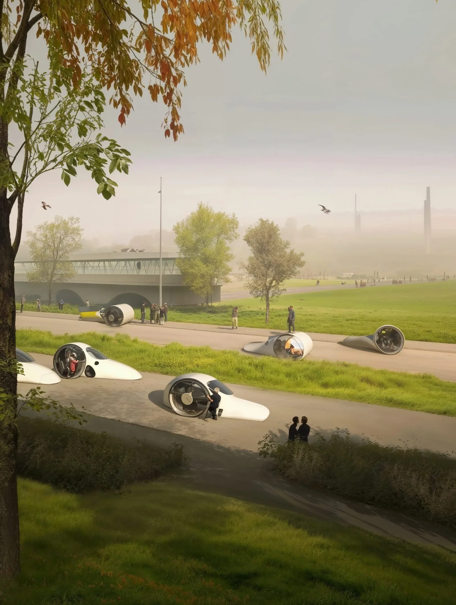 Individual mobility in Broadacre City